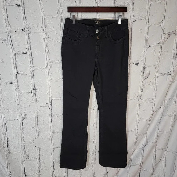 Lee Riders Black Bootcut‎ Jeans Classic Fit High Rise Denim Womens 10M - Picture 1 of 4